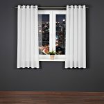 Dekorační záclona s kroužky BASIC bílá 145x170 cm (cena za 1 kus) MyBestHome – Sleviste.cz