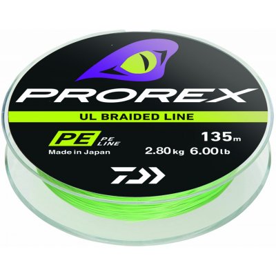 Daiwa Šňůra Prorex UL Finesse Braid 0,4PE 135m 0,06mm 2,8kg – Zboží Mobilmania