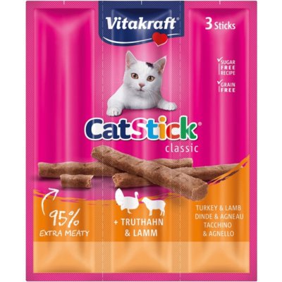 Vitakraft Cat Stick Classic krůtí jehněčí 6 x 6 g – Hledejceny.cz