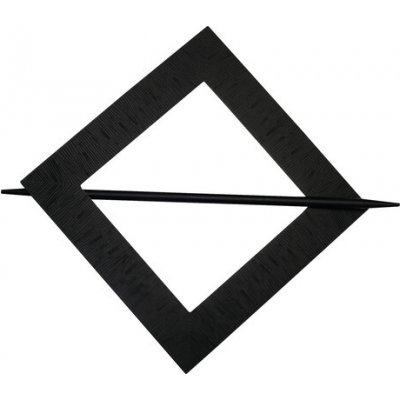 Dekorační spona Uranus černá 14,5 × 14,5 cm – Hledejceny.cz