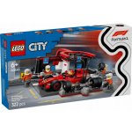 LEGO® City 60443 Zastávka v boxech F1 a personál s vozem Ferrari – Zboží Živě