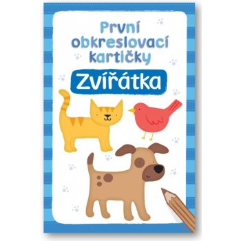 První obkreslovací kartičky Zvířátka