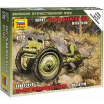 ZVEZDA Wargames (WWII) figurky 6112 - Soviet Gun 45mm (1:72) – Zboží Dáma