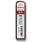 Rotring Tuhy HB 12 ks Tuhy do mikrotužky S0312650 – Zboží Mobilmania