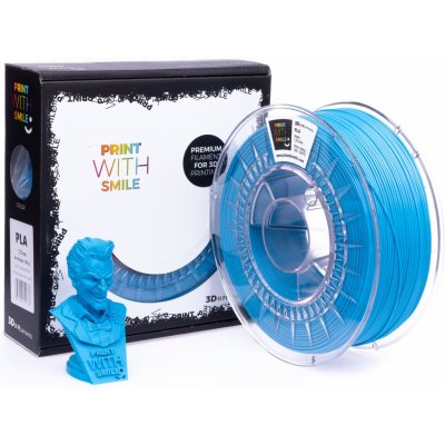 Print with smile PLA turquiose blue, 1,75 mm, 1 kg – Zboží Živě