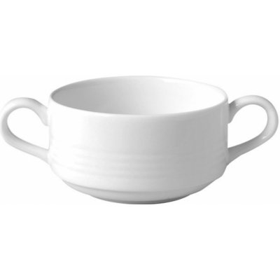 RAK Šálek na polévku s pruhy Barva Bílá 8,5 cm 180 ml – Zboží Mobilmania