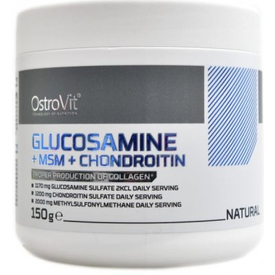 Ostrovit Glucosamine + MSM + chondroitine powder 150 g – Hledejceny.cz