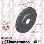 Brzdový kotouč ZIMMERMANN 285.3543.20 – Sleviste.cz
