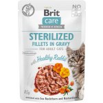 Brit Care Cat Sterilized Fillets in Gravy Healthy Rabbit 85 g – Sleviste.cz