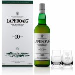 Laphroaig 10y 40% 0,7 l (dárkové balení 2 sklenice) – Zbozi.Blesk.cz