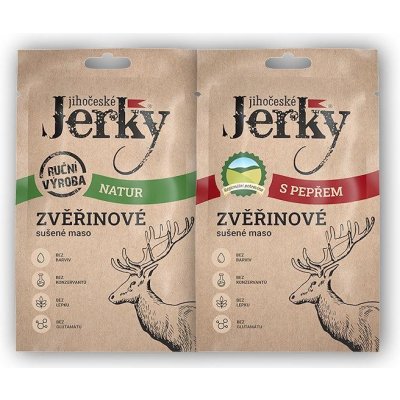 Jihočeské Jerky Zvěřinové natur 20 g