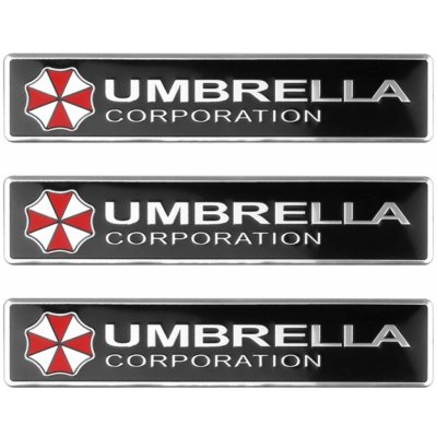 Samolepka Resident Evil - Umbrella Corporation - 3 ks – Hledejceny.cz