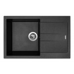 Sinks TLAM78050074 AMANDA 780 metalblack – Sleviste.cz