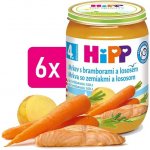 HiPP Mrkev s bramborami a lososem 6 x 190 g – Sleviste.cz