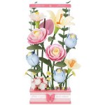 ROBOTIME Rokr Floral Art: 3D puzzle Květinový box s LED osvětlením 263 ks – Sleviste.cz