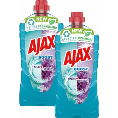 Ajax Boost Vinný ocet & Levandule univerzální čisticí prostředek 2 x 1 l