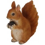 Zvířátka a postavy OUTDOOR TRUE TO NATURE Veverka sedící 13 x 7 x 14,5 cm|Esschert Design – Zboží Dáma