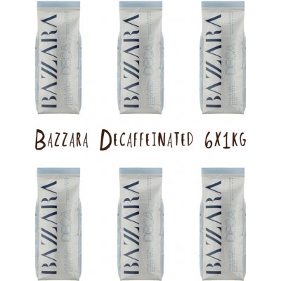 Bazzara Decaffeinated zrnková 6 x 1 kg – Hledejceny.cz