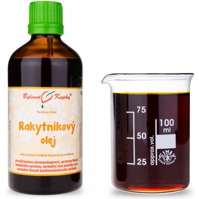 Bylinné kapky Rakytníkový olej 100 ml – Zboží Mobilmania