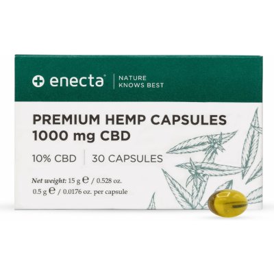 Enecta CBD 1000 mg 30 kapslí – Hledejceny.cz