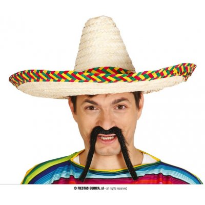 Slaměný Klobouk Sombrero Mexiko 50 cm – Zboží Mobilmania