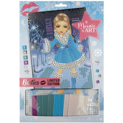 Grafix Mozaikový obrázek A4 -dívka v modrém kabátu – Hledejceny.cz