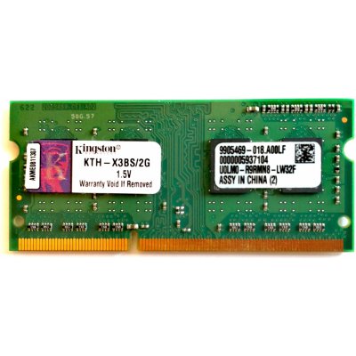 Kingston 2GB DDR3 SODIMM 1333MHz CL9 KTH-X3BS/2G, 018.A00LF KTH-X3BS/2G, 018.A00LF