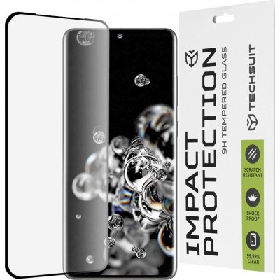 Techsuit ochranné sklo 111D 3D zakřivené pro Samsung Galaxy S20 Ultra černé 156358 – Zboží Živě