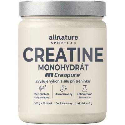 Allnature Sportlab Creatine Creapure 300 g – Zboží Dáma