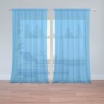 Sablio Záclony Azurová: 2ks 150x250cm – Hledejceny.cz