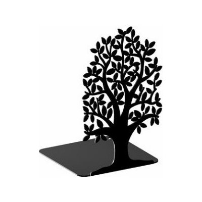 In-Design Knižní zarážka TREE černá – Zboží Dáma