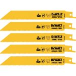 DeWALT DT2345 pilový plátek demoliční na dřevo s hřebíky a hliník pro aku mečové pily 152mm 5ks – Zboží Dáma