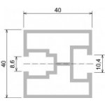 ehlinik Al profil solar- 40x40, 1m – HobbyKompas.cz