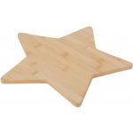 Vánoční servírovací prkénko z bambusu Hvězda – Zboží Mobilmania