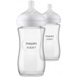 Philips Avent SCY933/02 kojenecká lahev průhledná sklo 240 ml – Zboží Dáma