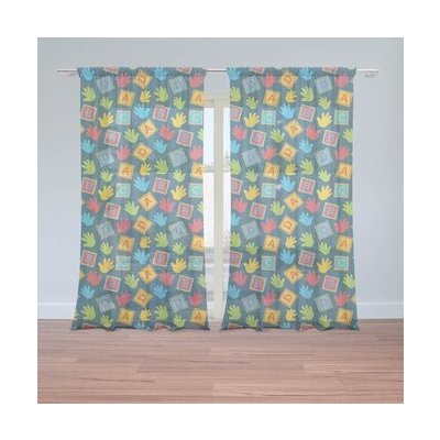 Sablio Záclony ABC: 2ks 150x250cm – Hledejceny.cz