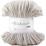 MILA Bavlněná šňůra Glitter 3mm - Bílá zlatá/PG103 – Zboží Dáma