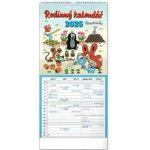 nástěnný Rodinný plánovací Krteček 21 x 42 cm 2026 – Zboží Dáma