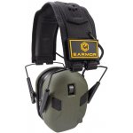 Elektronická střelecká sluchátka M300A Earmor zelená – Zboží Dáma