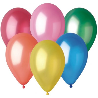 Gemar Set metalický latexový balónek 26cm #082 Mix barev – Zboží Mobilmania