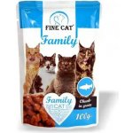 FINE CAT Family s RYBOU v omáčce 100 g – Sleviste.cz