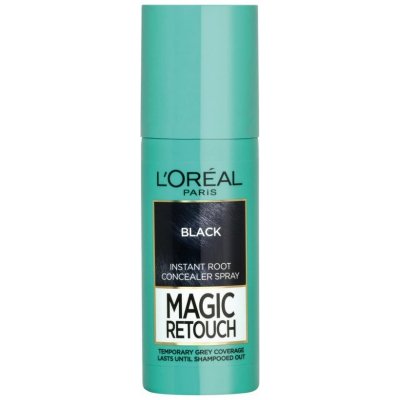 L'Oréal vlasový korektor šedin a odrostů Magic Retouch Instant Root Concealer Spray 07 Black 75 ml – Zboží Mobilmania