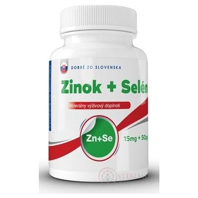 Dobré z SK Zinek 15 mg + Selen 50 μg 120 ks – Hledejceny.cz