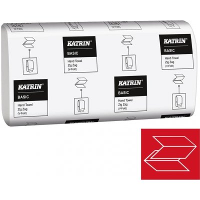 Katrin Basic ZZ Papírové ručníky skládané 1 vrstva bílé 5000 ks – Zboží Dáma