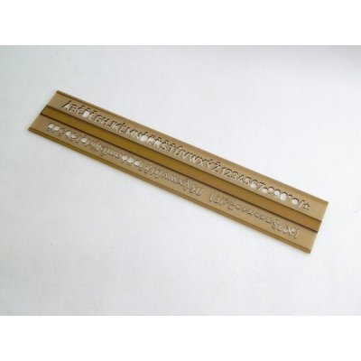 Šablona 748056 písmenková 7mm – Zboží Dáma