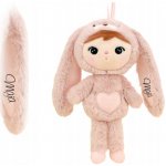 Metoo králík růžový mini se jménem Amálka 30 cm – Zboží Dáma