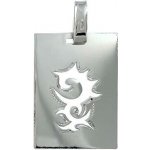 Infinitysilver Stříbrný přívěsek destička s ornamentem styl drak 441257 2 – Hledejceny.cz