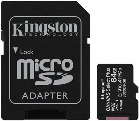 Kingston microSDXC 64 GB SDCS2/64GB-2P1A