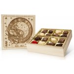 Selllot Rak Belgické pralinky v dřevěné dóze 200 g – Sleviste.cz