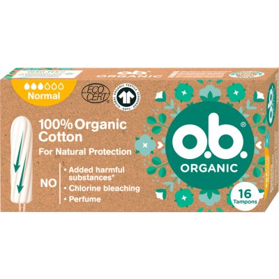 O.B. Tampóny Organic Normal 16 ks – Sleviste.cz